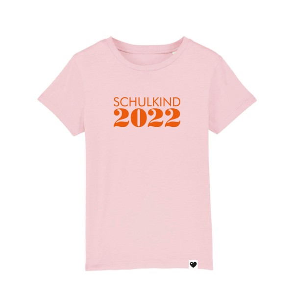 T-Shirt Schulkind 2022 - Rosa