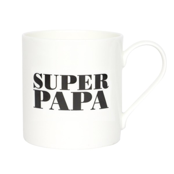 Porzellanbecher Super Papa