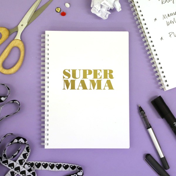 Notizbuch Super Mama